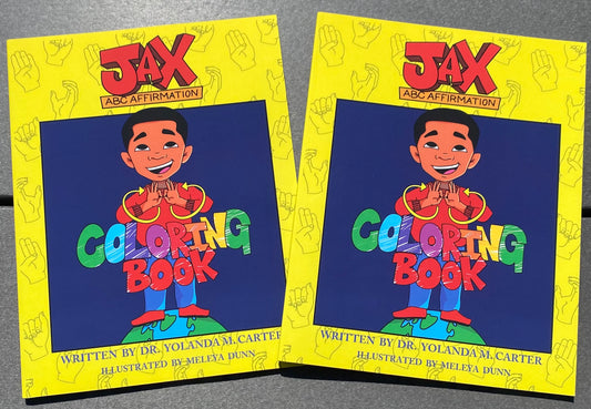 JAX ABC Affirmation Coloring Book (Soft Cover)